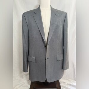 Ralph Ralph Lauren vintage blue houndstooth blazer size XL-read Listing